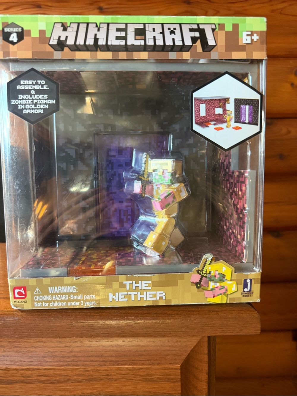 Minecraft Series 4 The Nether Figure - Zombie Pigman in Golden Armor New in box